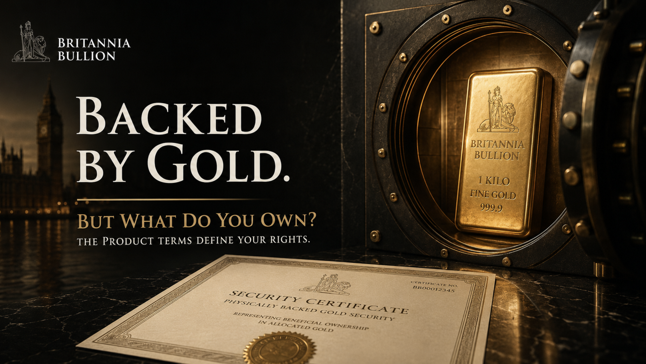 the name “gold investment” can describe very different things