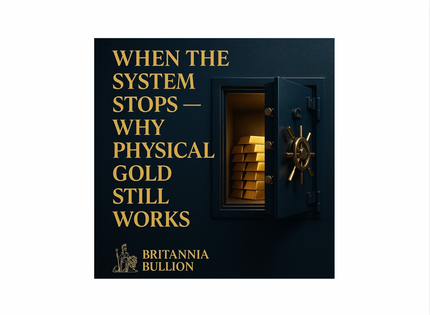 When the System Stops, Why Physical Gold Still Works