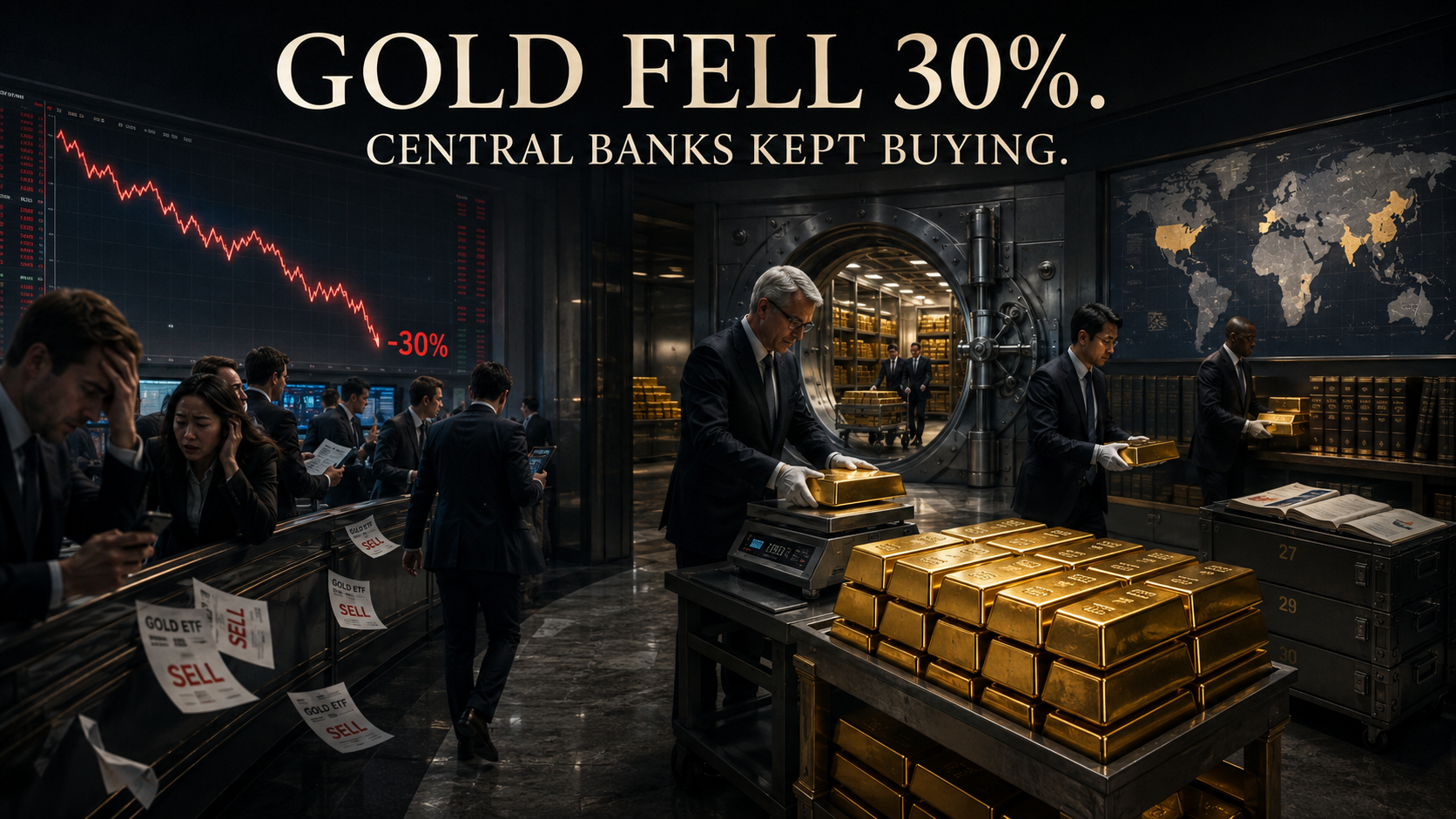 Gold Fell 30%. The World’s Central Banks Kept Buying